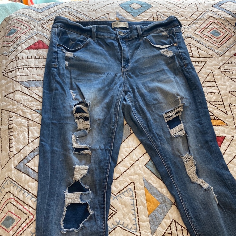 Mudd FLX Stretch Low Rise Ankle Jeggings Size 15. Women’s Jeans.